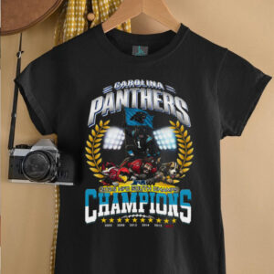 Carolina Panthers 2025 NFC South Champions T Shirt Carolina Panthers 2025 NFC South Champions T Shirt