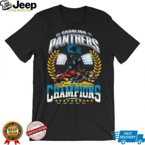Carolina Panthers 2025 NFC South Champions T Shirt