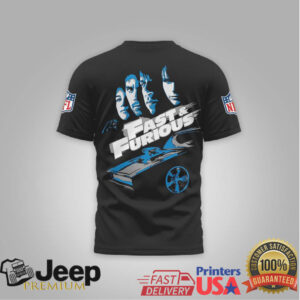 Carolina Panthers Official NFL x Fast And Furious 3D Shirt Carolina Panthers Official NFL x Fast And Furious 3D Shirt