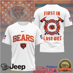 Chicago Bears Fire Department Service Tshirt