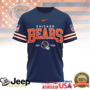 Chicago Bears Official NFL Heritage 3D Shirt