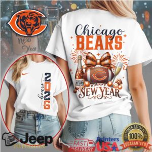 Chicago Bears Official NFL New Year New Game 3D Shirt