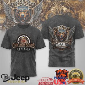 Chicago Bears Official NFL Steampunk T shirt