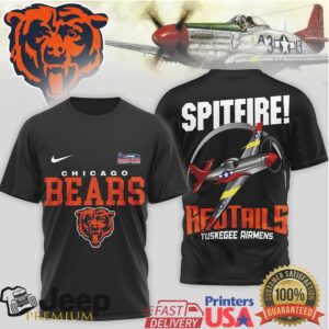 Chicago Bears Official NFL Tuskegee Airmen 3D Shirt