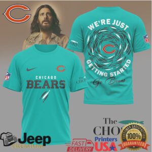 Chicago Bears The Chosen T Shirt We’re Just Getting Started NFL Graphic Tee Chicago Bears The Chosen T Shirt We’re Just Getting Started NFL Graphic Tee