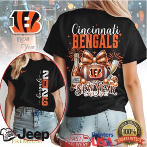 Cincinnati Bengals Official NFL New Year New Game 3D Shirt