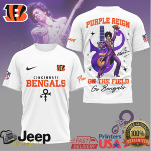 Cincinnati Bengals Prince “Purple Reign” NFL Fan T Shirt Cincinnati Bengals Prince “Purple Reign” NFL Fan T Shirt