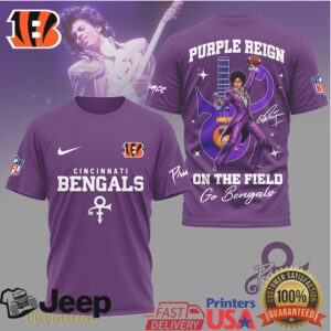 Cincinnati Bengals Prince “Purple Reign” NFL Fan T Shirt