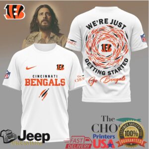 Cincinnati Bengals The Chosen T Shirt Who Dey Fan Gear Religious Design Cincinnati Bengals The Chosen T Shirt Who Dey Fan Gear Religious Design