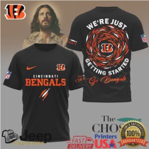 Cincinnati Bengals The Chosen T Shirt Who Dey Fan Gear Religious Design