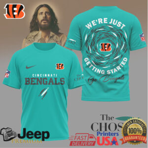 Cincinnati Bengals The Chosen T Shirt Who Dey Fan Gear Religious Design