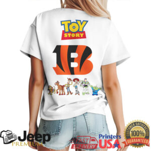 Cincinnati Bengals x Toy Story Woody & Friends Graphic Tee Cincinnati Bengals x Toy Story Woody & Friends Graphic Tee