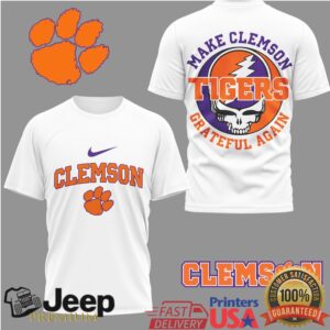 Clemson Tigers Official NCAA Grateful Game Day 3D Shirt Clemson Tigers Official NCAA Grateful Game Day 3D Shirt