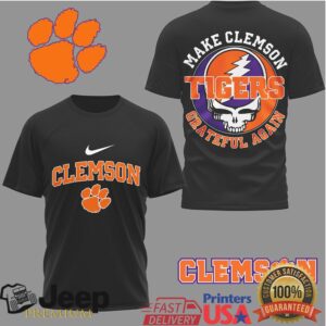 Clemson Tigers Official NCAA Grateful Game Day 3D Shirt