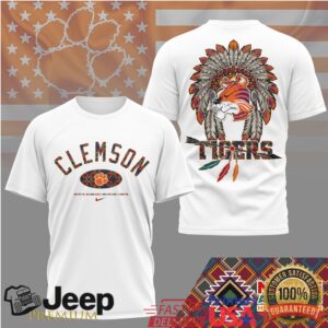 Clemson Tigers Official NCAA Native American Heritage Month 3D Shirt