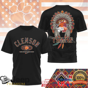 Clemson Tigers Official NCAA Native American Heritage Month 3D Shirt