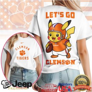 Clemson Tigers Official NCAA Pokemon Fan 3D Shirt