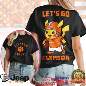 Clemson Tigers Official NCAA Pokemon Fan 3D Shirt