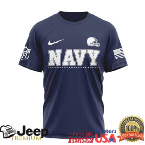 Cleveland Browns Official NFL Navy Veteran 3D Shirt