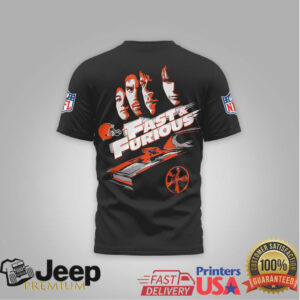 Cleveland Browns Official NFL x Fast And Furious 3D Shirt Cleveland Browns Official NFL x Fast And Furious 3D Shirt