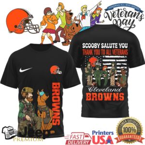Cleveland Browns Scooby Doo Military Appreciation Veteran’s Day T Shirt Cleveland Browns Scooby Doo Military Appreciation Veteran’s Day T Shirt