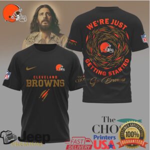 Cleveland Browns The Chosen T Shirt We’re Just Getting Started NFL Shirt Cleveland Browns The Chosen T Shirt We’re Just Getting Started NFL Shirt