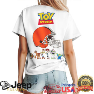 Cleveland Browns Toy Story Helmet & Friends Unisex Tee Cleveland Browns Toy Story Helmet & Friends Unisex Tee