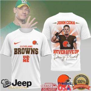 Cleveland BrownsOfficial NFL John Cena Fan 3D Shirt