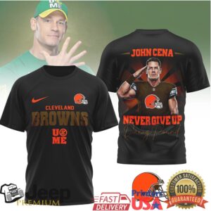 Cleveland BrownsOfficial NFL John Cena Fan 3D Shirt