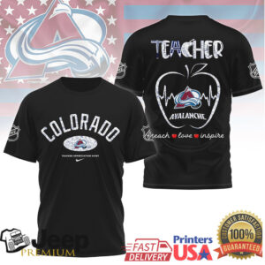 Colorado Avalanche Teacher Appreciation Night Shirt NHL Hockey Teacher Gift Colorado Avalanche Teacher Appreciation Night Shirt NHL Hockey Teacher Gift