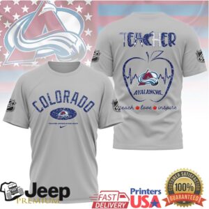 Colorado Avalanche Teacher Appreciation Night Shirt NHL Hockey Teacher Gift