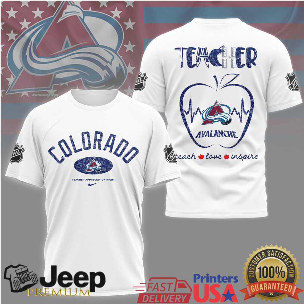 Colorado Avalanche Teacher Appreciation Night Shirt NHL Hockey Teacher Gift Colorado Avalanche Teacher Appreciation Night Shirt NHL Hockey Teacher Gift