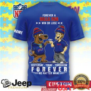 Custom Buffalo Bills x Scooby Doo Forever A Fan Apparel T Shirt