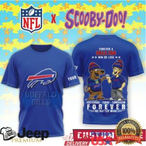Custom Buffalo Bills x Scooby Doo Forever A Fan Apparel T Shirt
