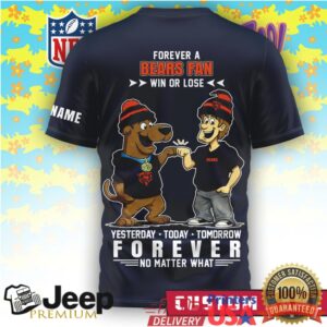 Custom Chicago Bears Scooby Doo Win Or Lose Forever Fan Shirt