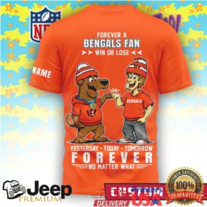 Custom Cincinnati Bengals x Scooby Doo Win Or Lose Forever Fan Shirt