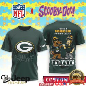 Custom Green Bay Packers Scooby Doo & Shaggy Win Or Lose Shirt