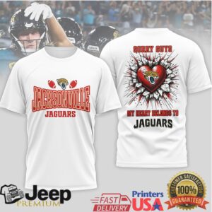 Jacksonville Jaguars Official NFL Valentine’s Day 3D Shirt