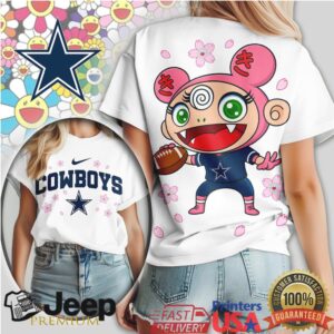 Dallas Cowboys Murakami Anime Kawaii Sakura Tshirt