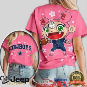 Dallas Cowboys Murakami Anime Kawaii Sakura Tshirt
