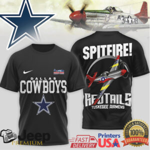 Dallas Cowboys Official NFL Tuskegee Airmen 3D Shirt Dallas Cowboys Official NFL Tuskegee Airmen 3D Shirt