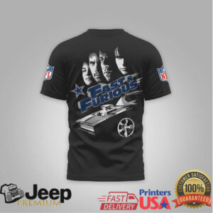 Dallas Cowboys Official NFL x Fast And Furious 3D Shirt Dallas Cowboys Official NFL x Fast And Furious 3D Shirt