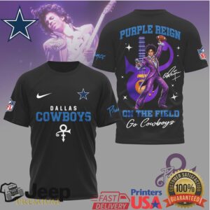 Dallas Cowboys Purple Reign Prince Performance Graphic T Shirt