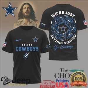 Dallas Cowboys The Chosen T Shirt Star Logo NFL Faith Based Apparel