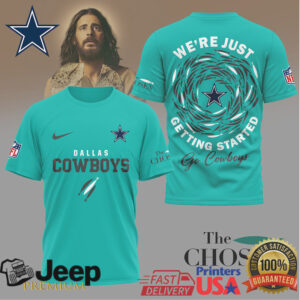Dallas Cowboys The Chosen T Shirt Star Logo NFL Faith Based Apparel