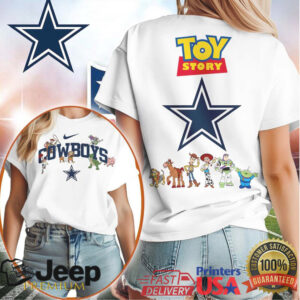 Dallas Cowboys Toy Story Slinky and Rex Squad Graphic T Shirt Dallas Cowboys Toy Story Slinky and Rex Squad Graphic T Shirt