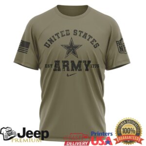 Dallas CowboysOfficial NFL Once A Soldier Always A Soldier 3D Shirt
