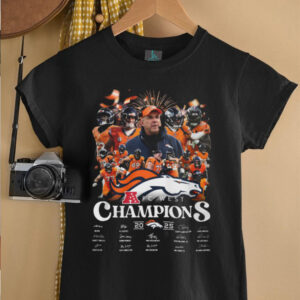 Denver Broncos AFC West Champions 2025 Commemorative T Shirt Denver Broncos AFC West Champions 2025 Commemorative T Shirt