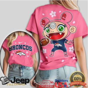 Denver Broncos Anime Mascot Sakura Tshirt Design