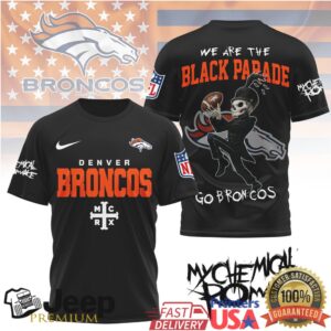 Denver Broncos Black Parade Fan Tshirt